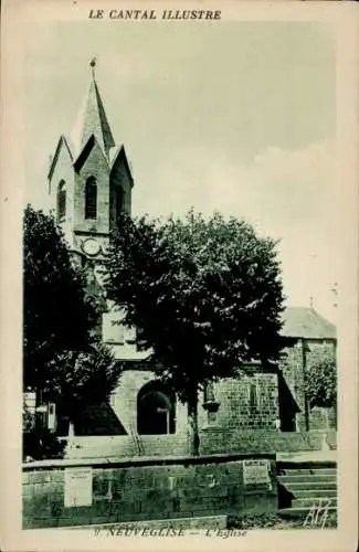 Ak Neuvéglise Cantal, Kirche