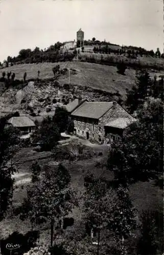 Ak Ruines Cantal, Mühle, Chateau de Ruines