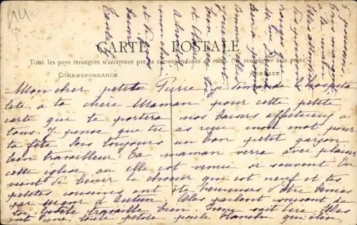 Ak Rully Saône et Loire, Kirche, Innenansicht