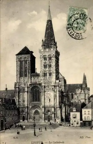 Ak Lisieux Calvados, Kathedrale