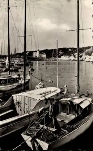 Ak Cassis Bouches du Rhone, Hafen, Segelboote