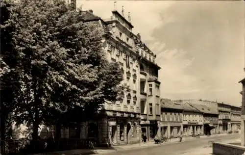 Ak Oranienburg in Brandenburg, Straße des Friedens, Teilansicht