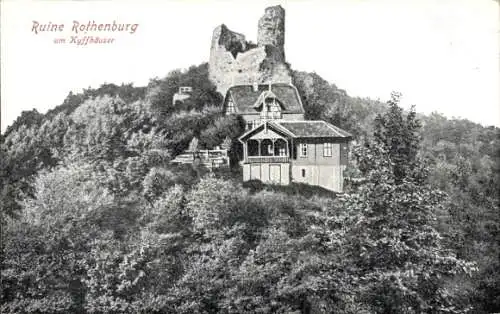 Ak Steinthaleben Kyffhäuserland in Thüringen, Rothenburg