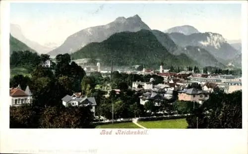 Ak Bad Reichenhall in Oberbayern, Panorama