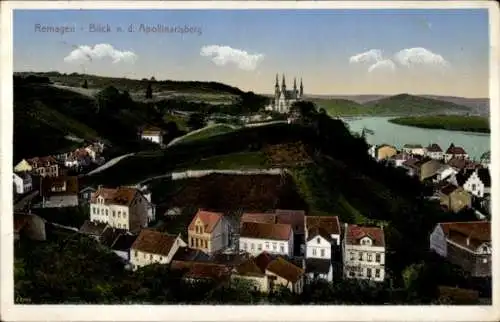 Ak Remagen, Blick nach dem Apollinarisberg, Kirche