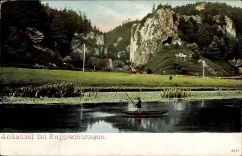 Ak Rupprechtstegen Hartenstein an der Pegnitz Mittelfranken, Ankathal, Angler