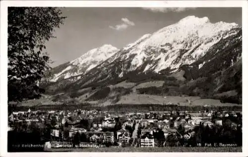 Ak Bad Reichenhall in Oberbayern, Zwiesel, Hochstaufen, Panorama