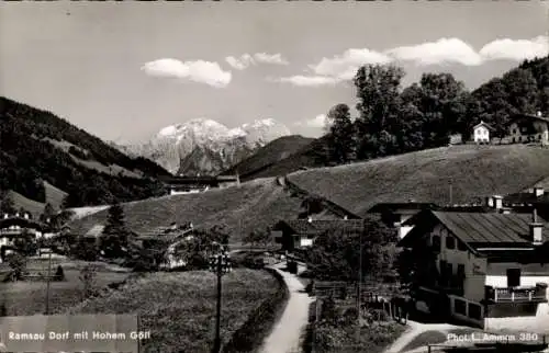 Ak Ramsau im Berchtesgadener Land Oberbayern, Hoher Göll, Panorama