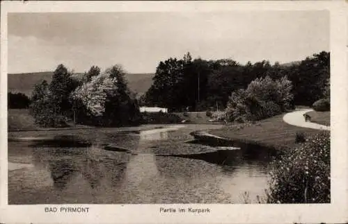 Ak Bad Pyrmont in Niedersachsen, Kurpark