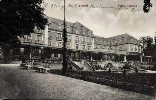 Ak Bad Pyrmont in Niedersachsen, fürstliches Kurhaus