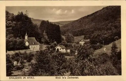 Ak Stolberg im Harz, Zechental