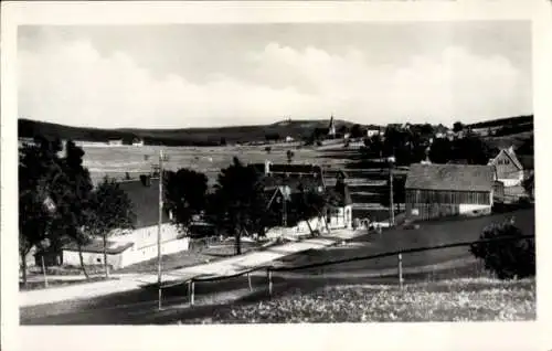 Ak Schellerhau Altenberg im Erzgebirge, Teilansicht, Kahleberg