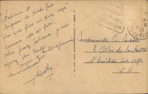 Ak Saint Aubin sur Mer Calvados, Casino