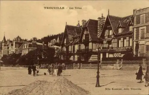 Ak Trouville Calvados, Villen