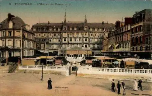 Ak Trouville Calvados, Hotel de Paris