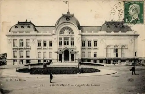 Ak Trouville sur Mer Calvados, Casino, Facade