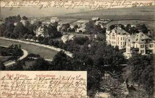Ak Bad Elster im Vogtland, Schillerstraße