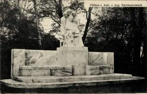 Ak Cöthen Köthen in Anhalt, Ang. Hartmannbank