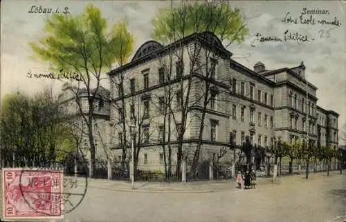 Ak Löbau in Sachsen, Seminar