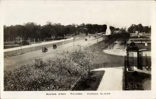 Ak Buenos Aires Argentinien, Palermo, Avenida Alvear