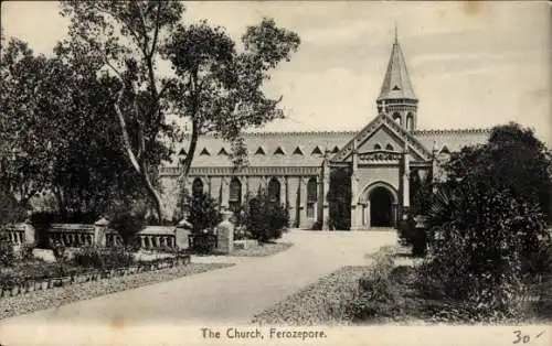 Ak Firozpur Indien, Kirche