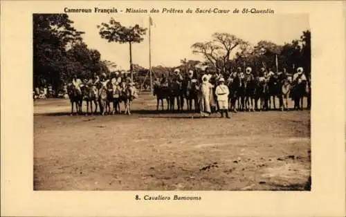 Ak Kamerun, Mission der Priester des Heiligen Herzens von St. Quentin, Bamoums Riders