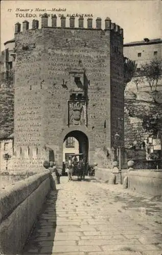 Ak Toledo Castilla La Mancha Spanien, Puerta de Alcantara