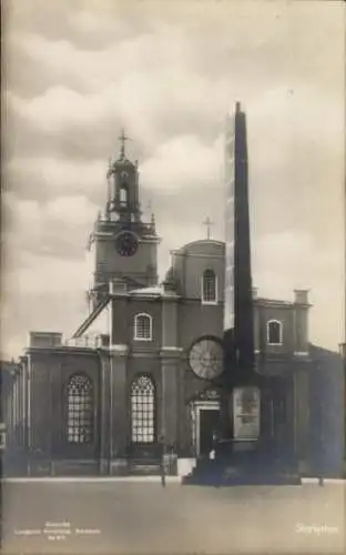 Ak Stockholm Schweden, Storkyrkan, Sankt Nikolai kyrka