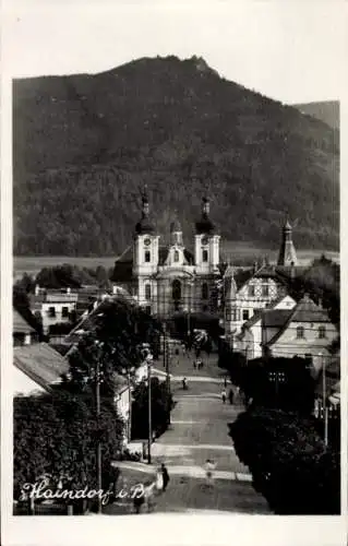 Ak Hejnice Haindorf Region Reichenberg, Klosterkirche