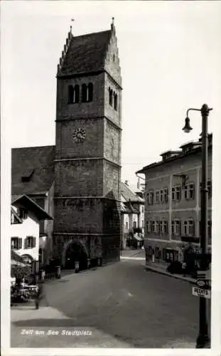 Ak Zell am See in Salzburg, Stadtplatz