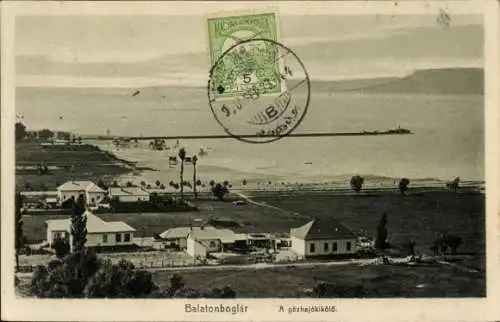 Ak Balatonboglár Ungarn, Panorama, a gözhajokikolo