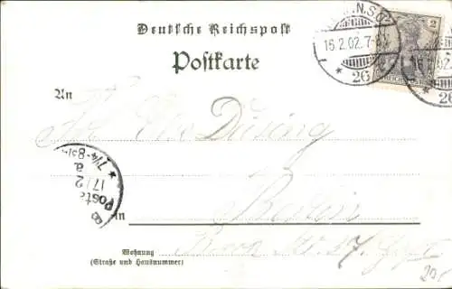 Litho Berlin Friedrichshain Kreuzberg, Behrend's-Festsäle, Manteuffelstraße 95