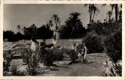 Ak Bou Saada Algerien, Stadt des Glücks