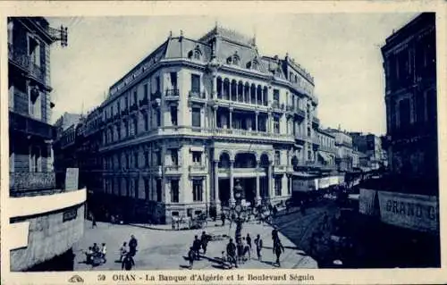 Ak Oran Algeria, The Bank of Algeria und Boulevard Séguin