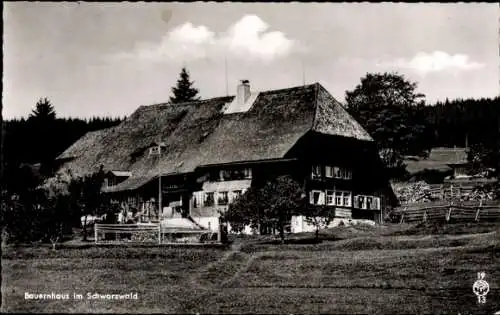 Ak Bauernhaus im Schwarzwald