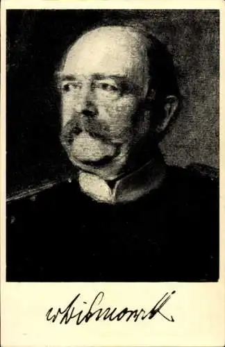 Künstler Ak Franz von Lenbach, Fürst Otto von Bismarck, Portrait