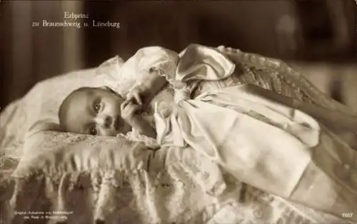 Ak Erbprinz Ernst August von Braunschweig und Lüneburg, Kinderportrait