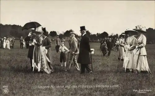 Ak Kaiserin Auguste Viktoria, Prinzessin Viktoria Luise von Preußen, NPG 4205