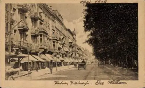 Ak Wiesbaden in Hessen, Wilhelmstraße