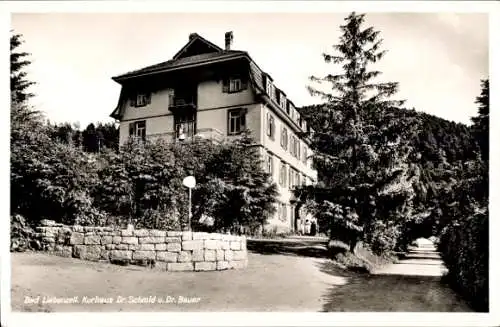 Ak Bad Liebenzell im Schwarzwald, Kurhaus Dr. Schmid und Dr. Bauer