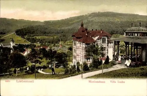 Ak Bad Liebenzell im Schwarzwald, Missionshaus Villa Loiba