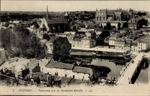 Ak Poitiers Vienne, Panorama in der Nähe des Boulevard Aboville