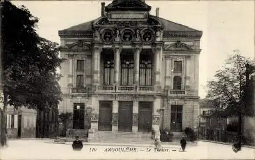 Ak Angoulême Charente, Theater