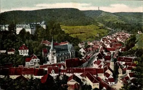 Ak Stolberg im Harz, Blick von der Lutherbuche