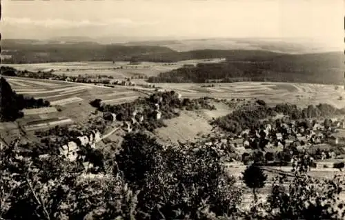 Ak Rauenstein in Thüringen, Blick von der Triniushütte