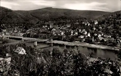 Ak Eberbach am Neckar Odenwald Baden, Gesamtansicht