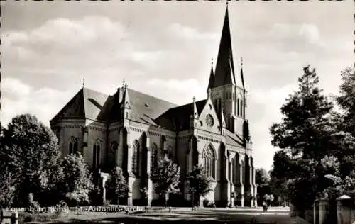 Ak Papenburg im Emsland, St. Antonius Kirche