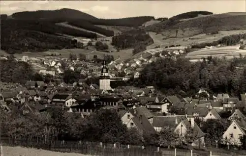 Ak Steinbach Hallenberg im Thüringer Wald, Blick vom Arzberg