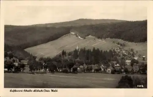 Ak Scheibe Alsbach Neuhaus am Rennweg Thüringen, Gesamtansicht