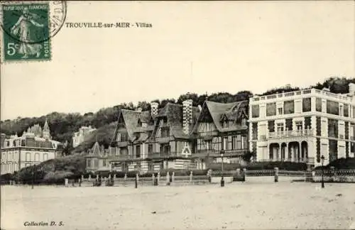 Ak Trouville sur Mer Calvados, Villas